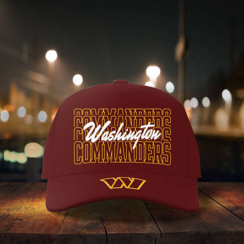 washington commanders instant replay classic cap snapback cap 2