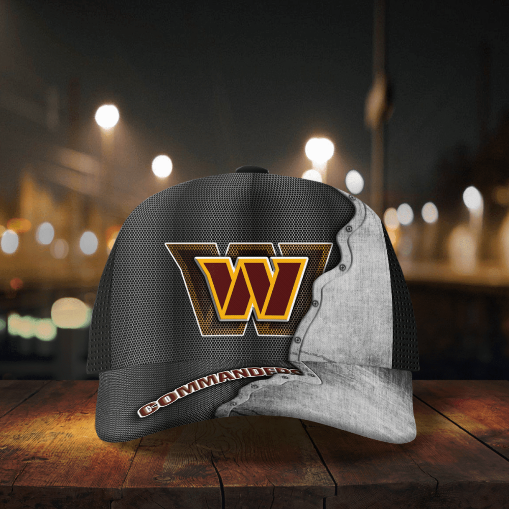 washington commanders specialized metal texture baseball baseball classic cap men hat 3