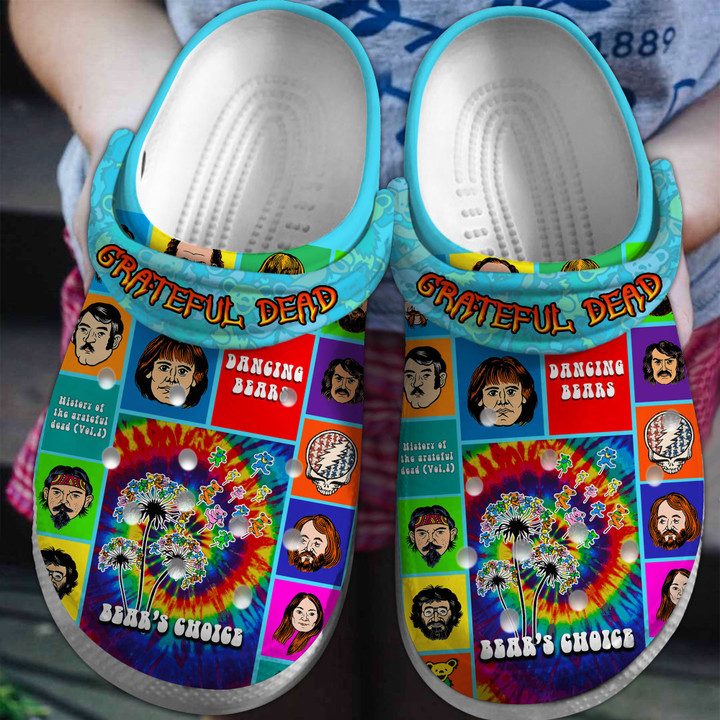 water resistant and durable crocs grateful dead hippie unisex crocs ozfri