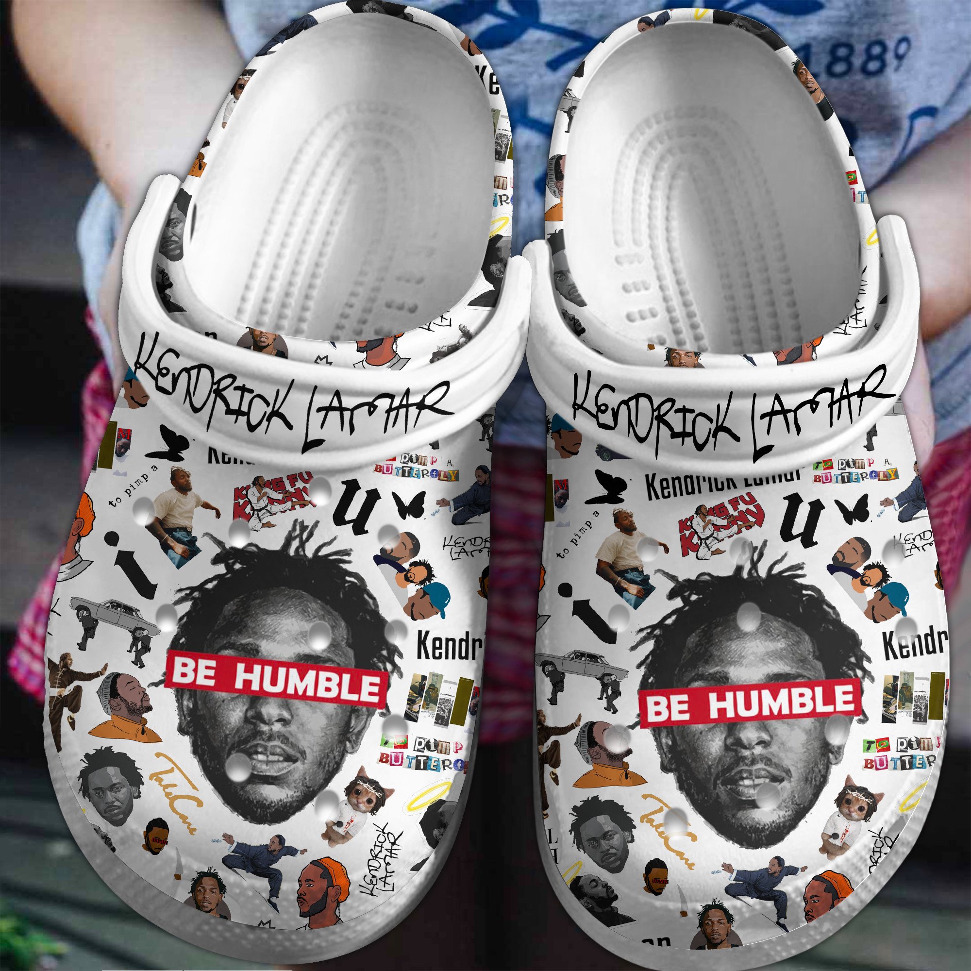 water resistant slippers be humble kendrick lamar clogs for kids and adults v81ct