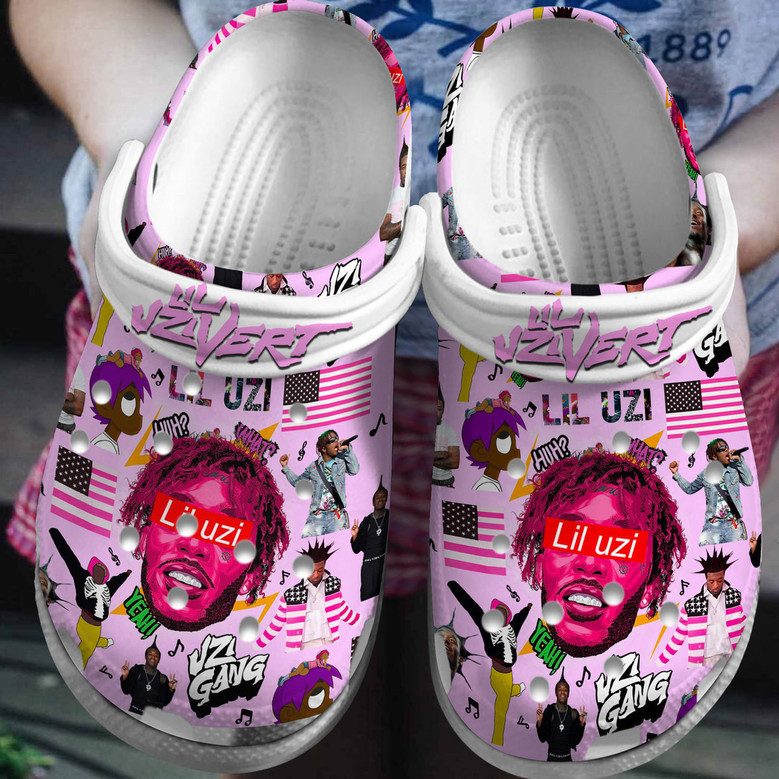 weird cool shoes lil uzi pink music clogs for kids and adults vaw7i