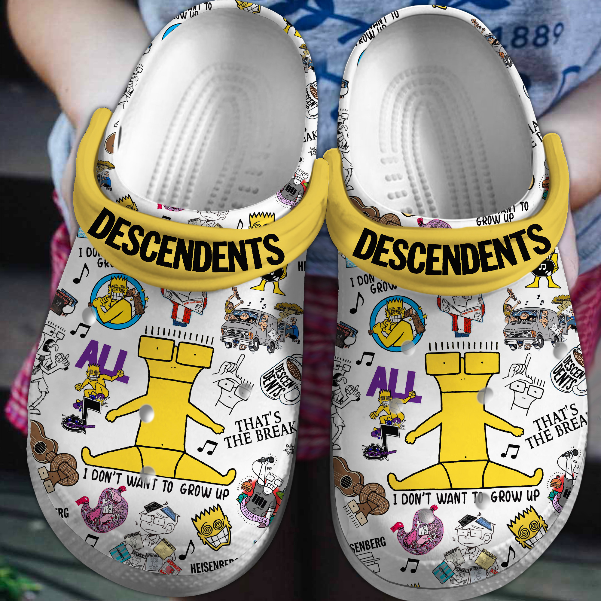weird slippers descendents music clogs fast shipping worldwide xrzzo