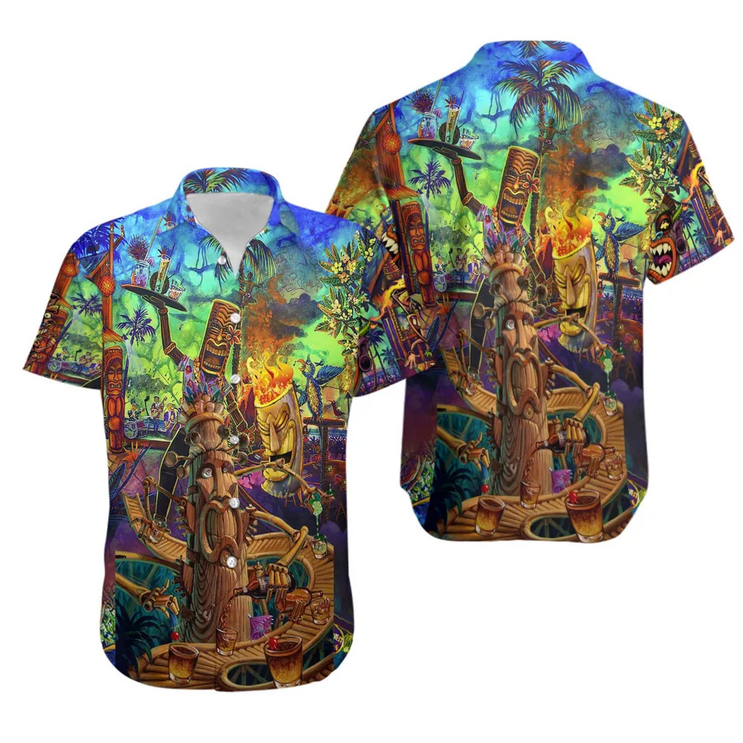 welcome to tiki bar 3d hawaiian shirt yysob