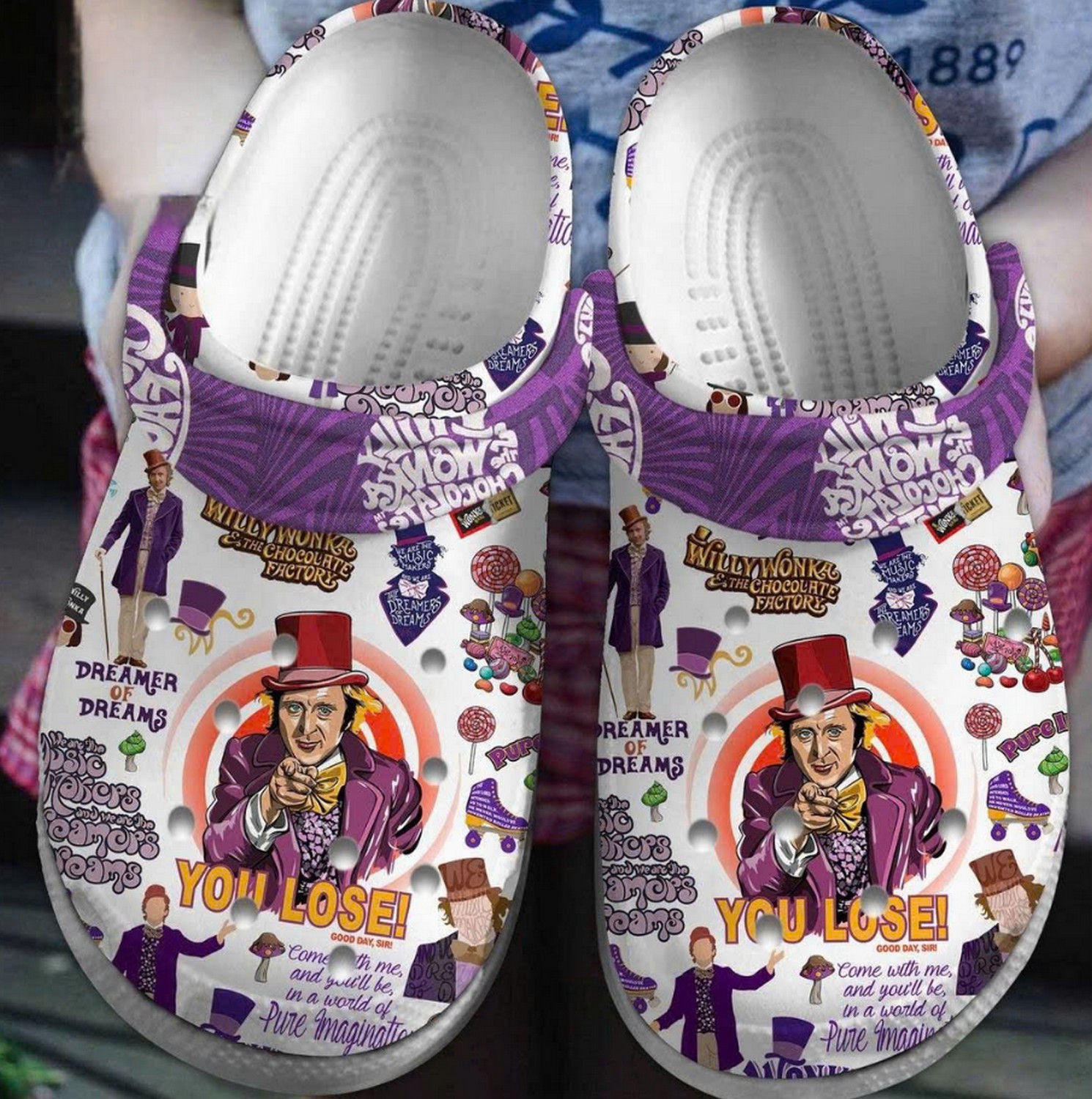 willy wonka 26 the chocolate factory clogs for kids 26 adults zhirp