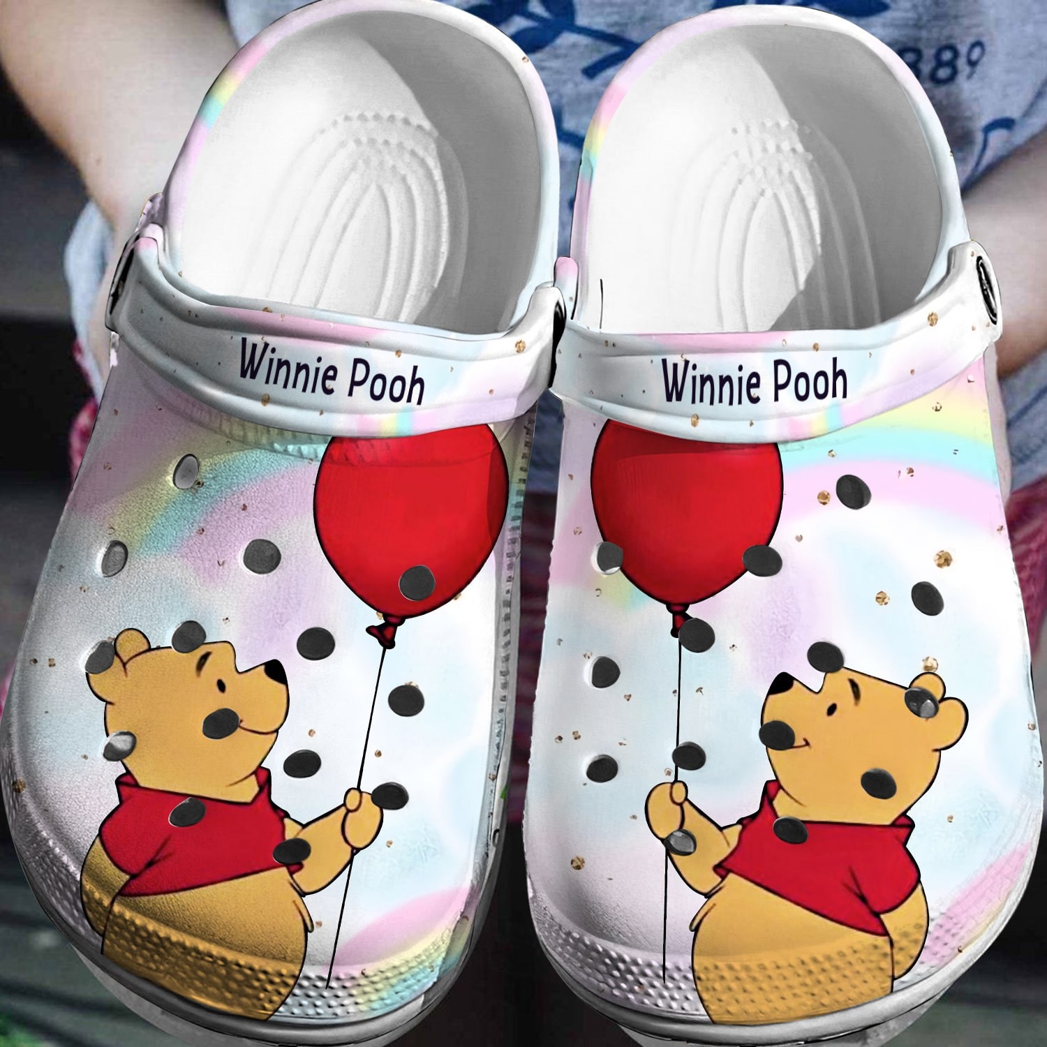 winnie the pooh like balloons rainbow white for kids and adults nh7hd
