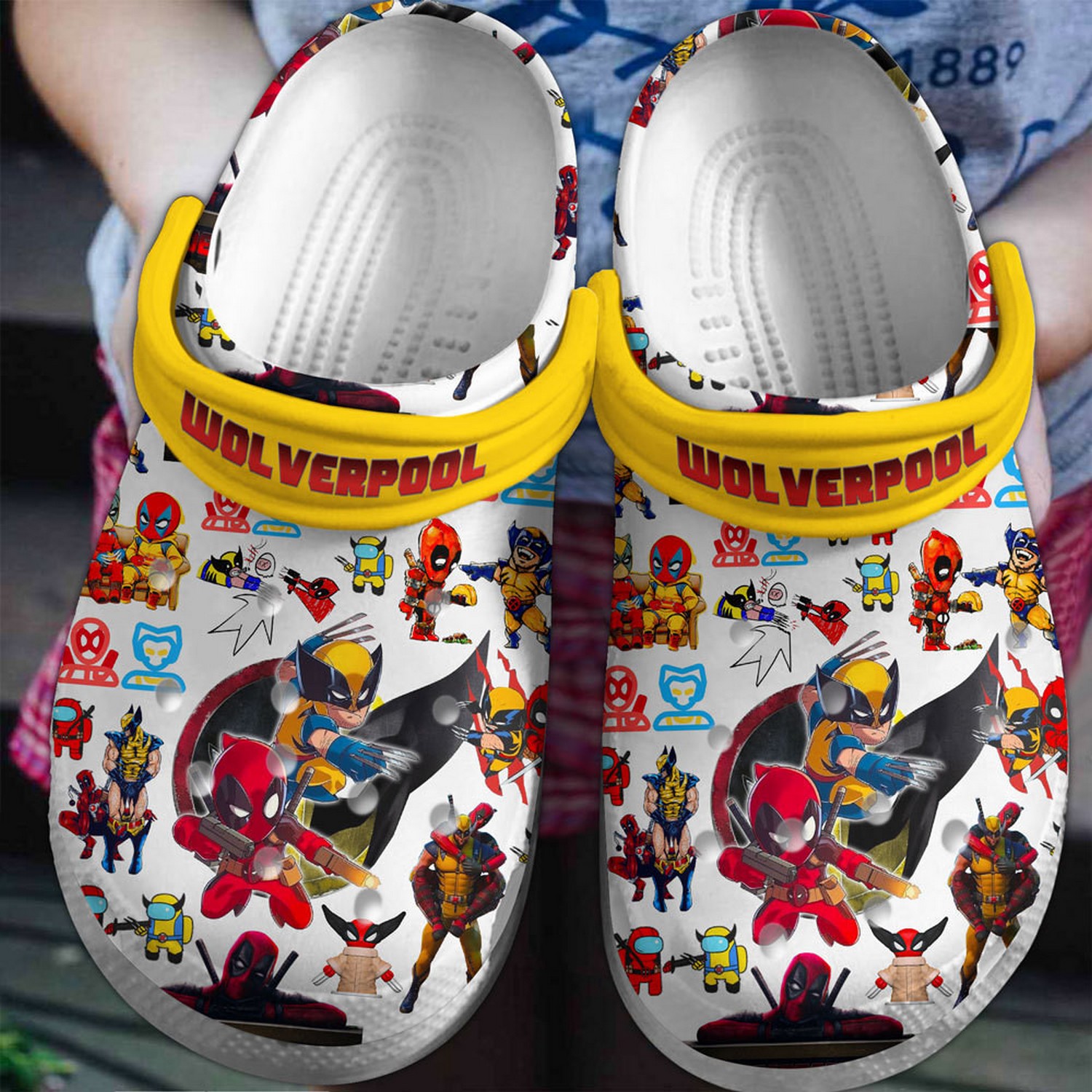 wolverpool cartoon clogs for kids and adults 5viys