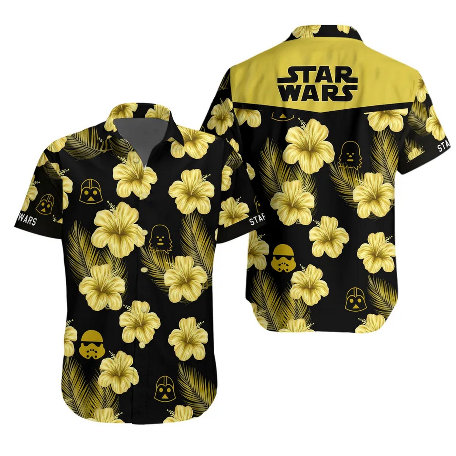 yellow floral warrior hat hawaiian shirt ja0tx