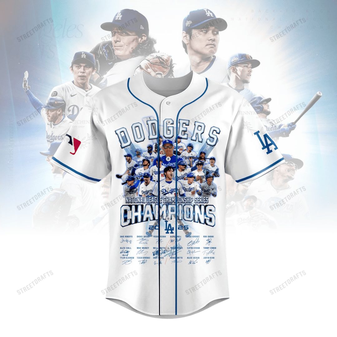 Los Angeles Dodgers 2025 National League Champions Limited Edition Jersey