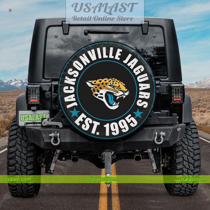 1oxxSLIE jacksonville jaguars est 1995 spare tire cover 1 m0WDT
