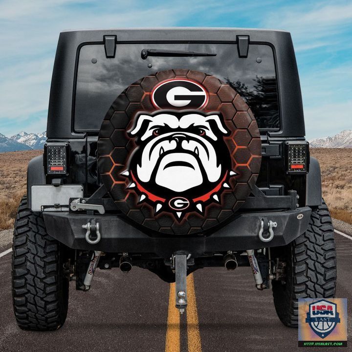 3sn0GyxV BDT270522 03xxxGeorgia Bulldogs NCAA Mascot Spare Tire Cover