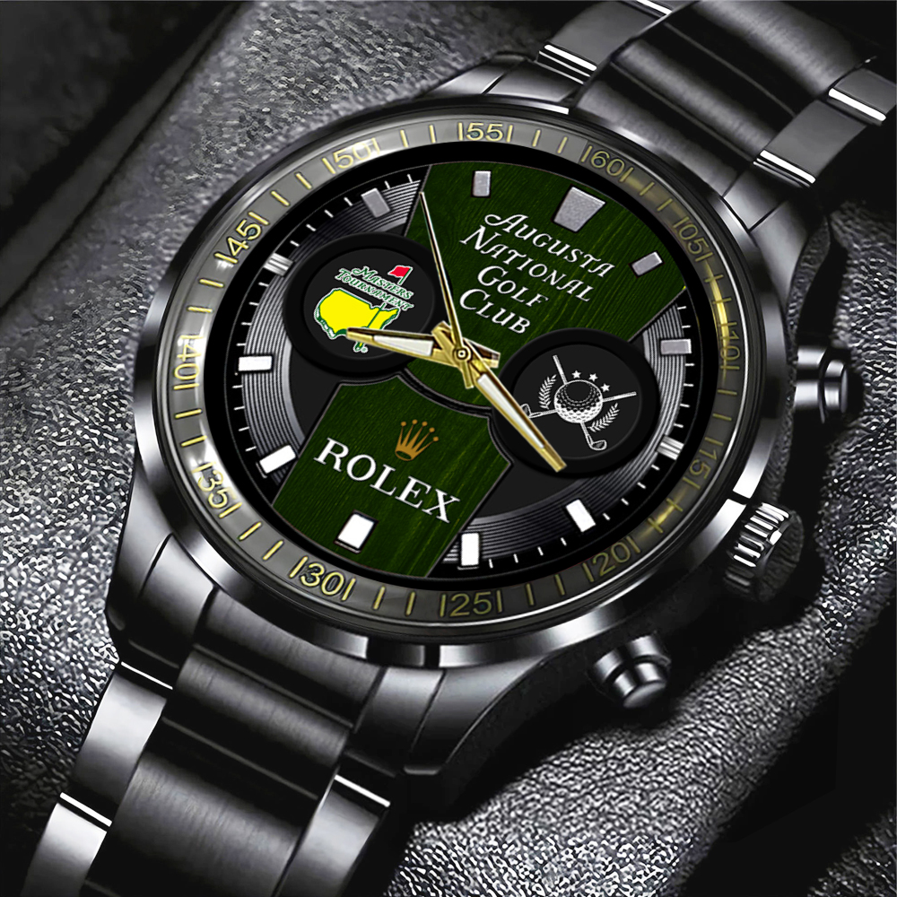 4 Masters Tournament x Rolex Black Stainless Steel Watch MAITM7751