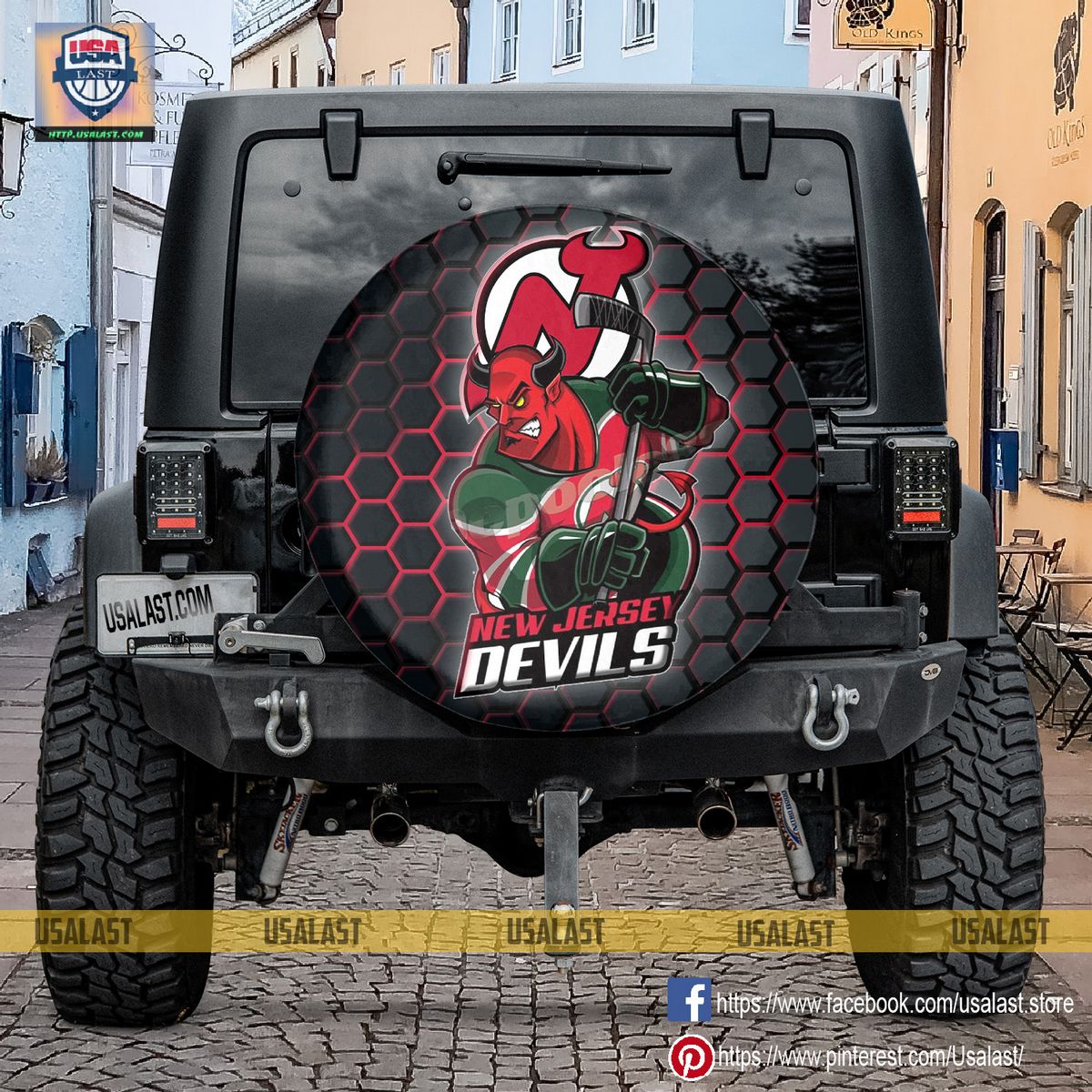 53e4XBqF new jersey devils mlb mascot spare tire cover 3 QpQ1X