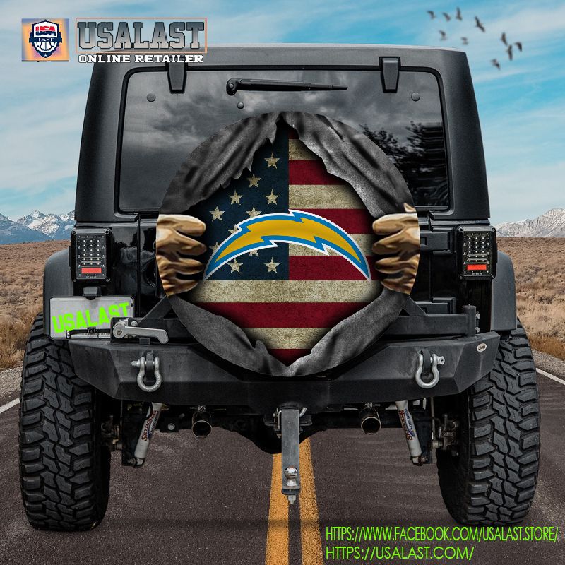 7bByR2e9 los angeles chargers american flag spare tire cover 1 DuPht