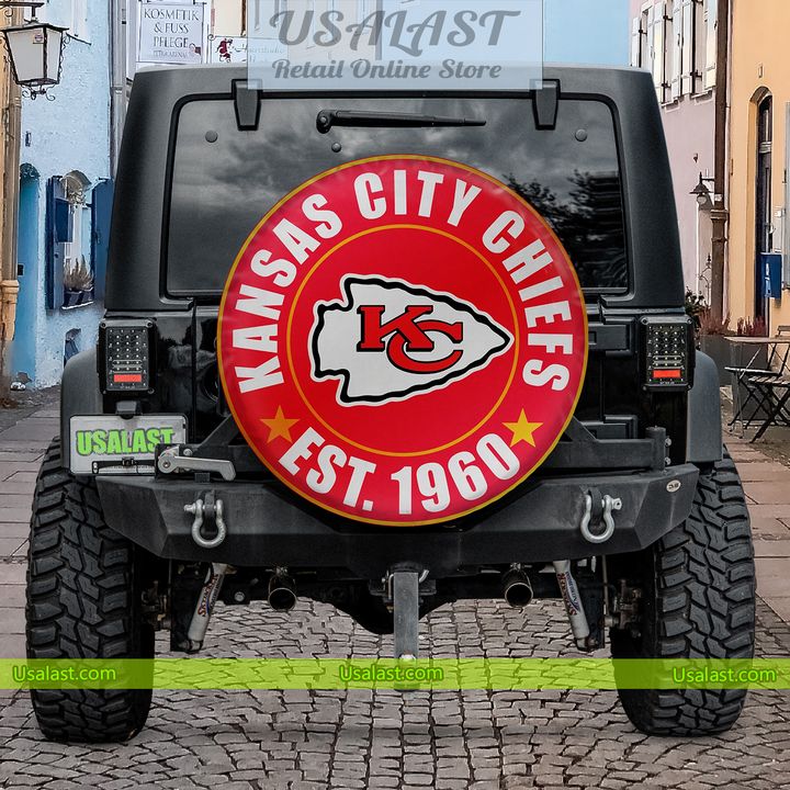 8ENhDSSg kansas city chiefs est 1960 spare tire cover 1 C15Q1
