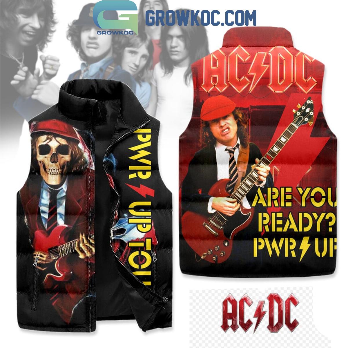 ACDC Are You Ready Pwr UP 2025 Sleeveless Puffer Jacket 1 l0ekA