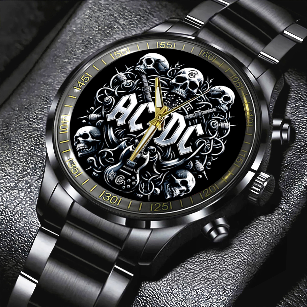 ACDC Black Stainess Steel Watch GNE806 mk1