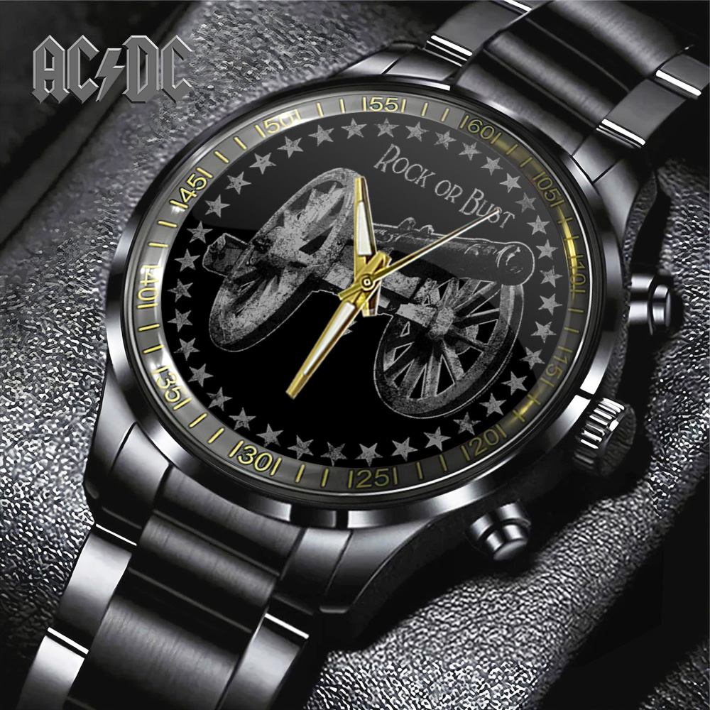 ACDC Black Stainless Steel Watch GNE1573 MK1