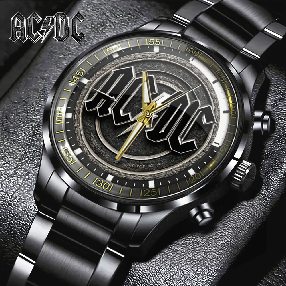 ACDC Black Stainless Steel Watch GNE2022 mk1