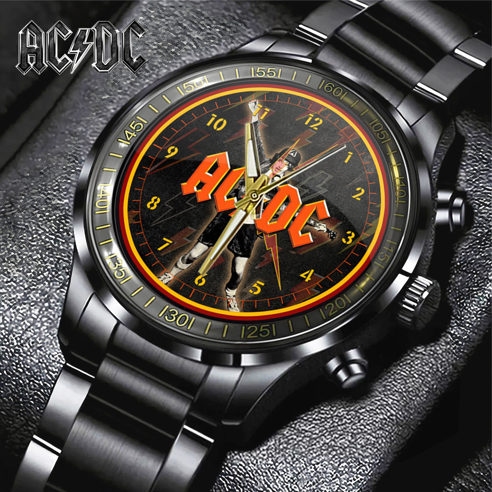 ACDC Black Stainless Steel Watch GNE2108 mk1