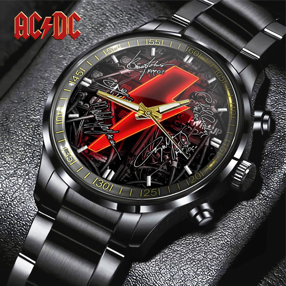 ACDC Black Stainless Steel Watch TANTN12051 mk1