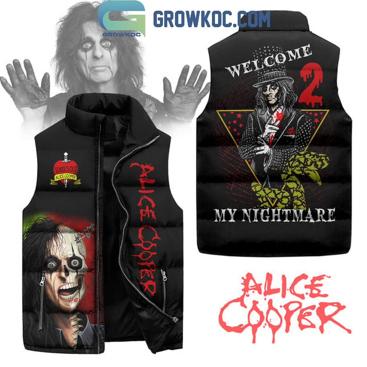 Alice Cooper Welcome To 2 My Nightmare Sleeveless Puffer Jacket 1 fMt1f