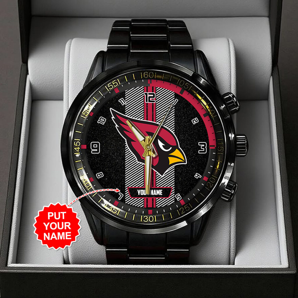 Arizona Cardinals Black Stainless Steel Watch TANTN16003Z 1024x1024 1
