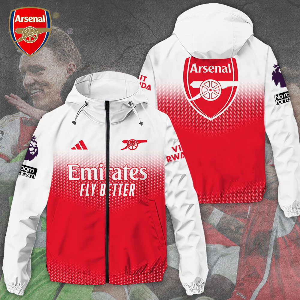 Arsenal Windbreaker Jacket TANTN8536 mockup