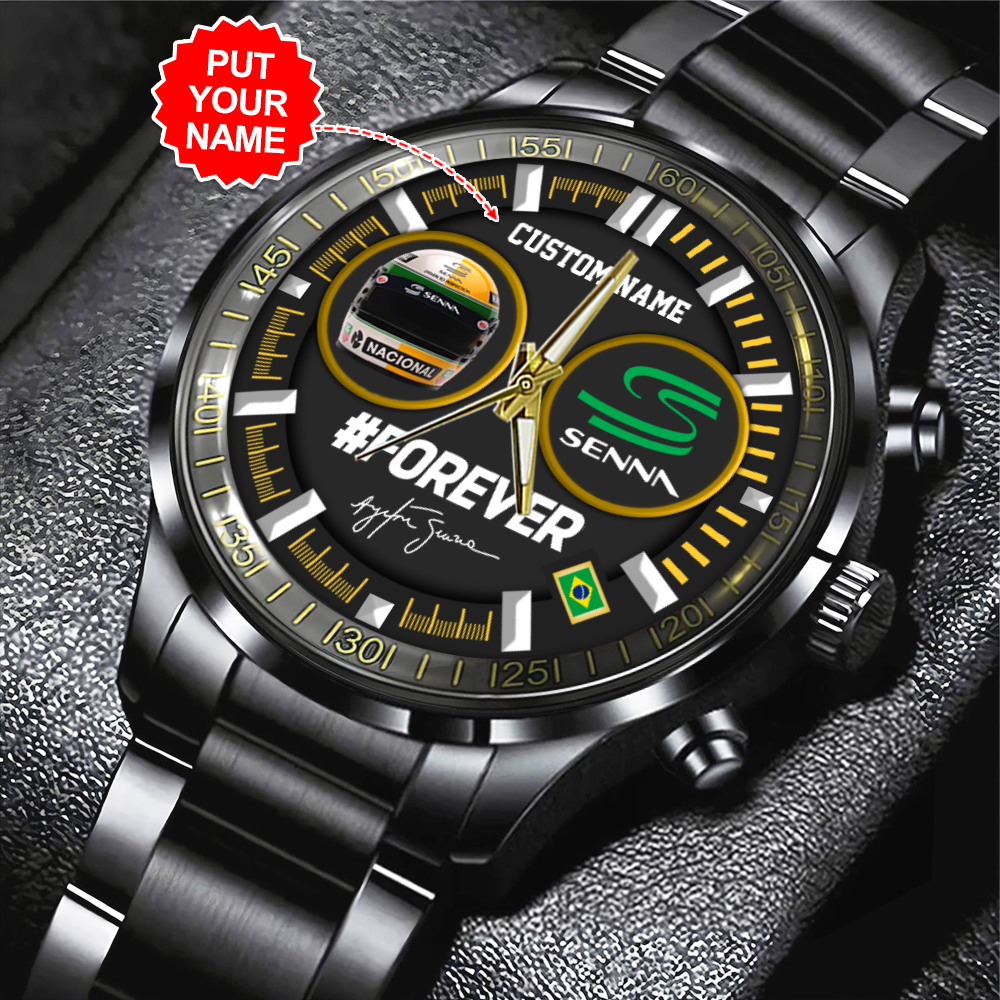 Ayrton Senna Black TANTN7615 mk1