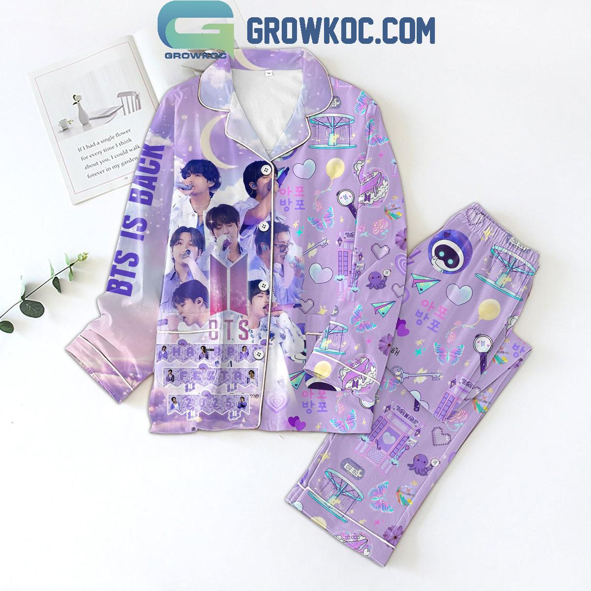 BTS Is Back Festa 2025 Pajamas Set 1 5kspL