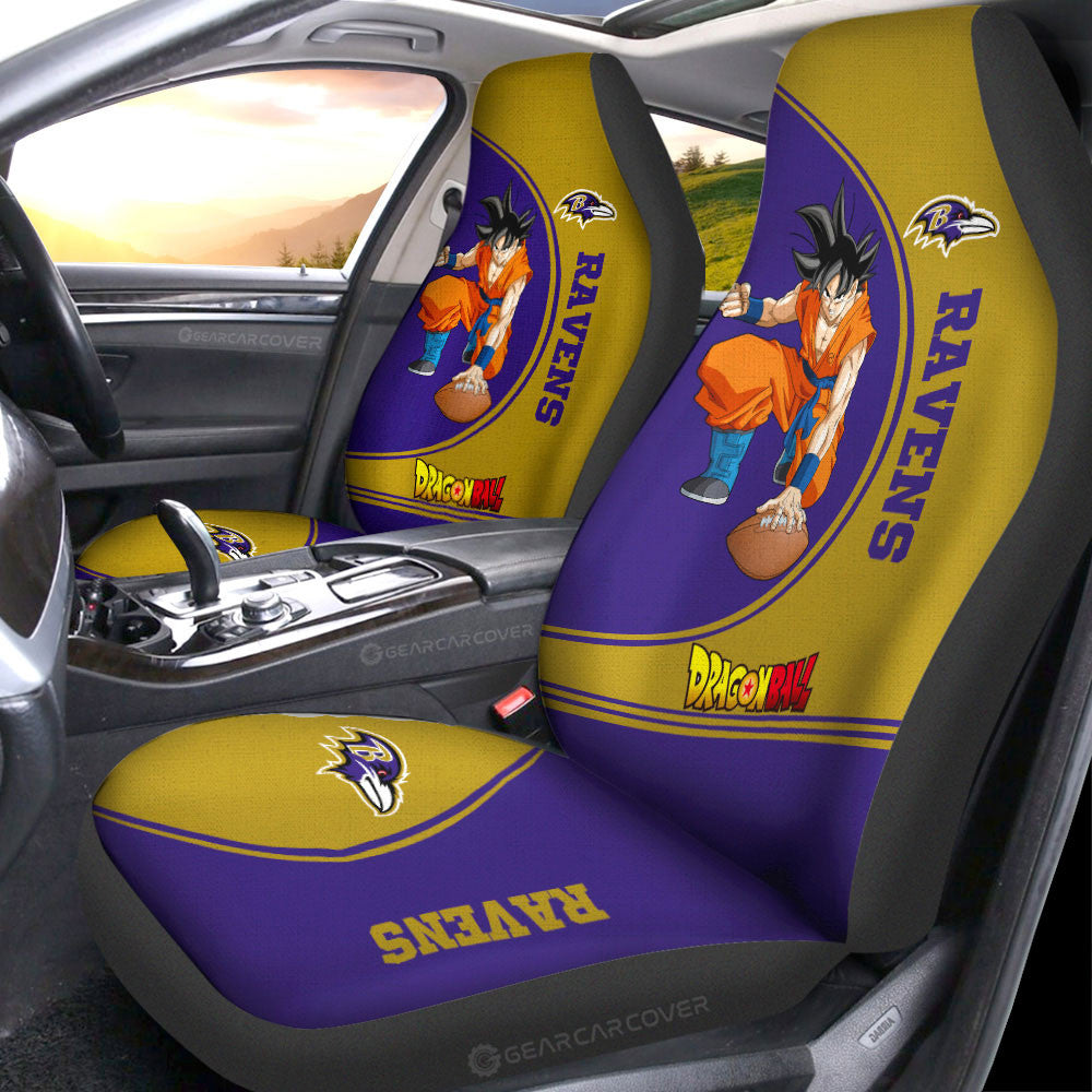Baltimore Ravens Car Seat Covers Goku Car Accessories For Fans Gear Car Cover DN2802232003 CSC 2023