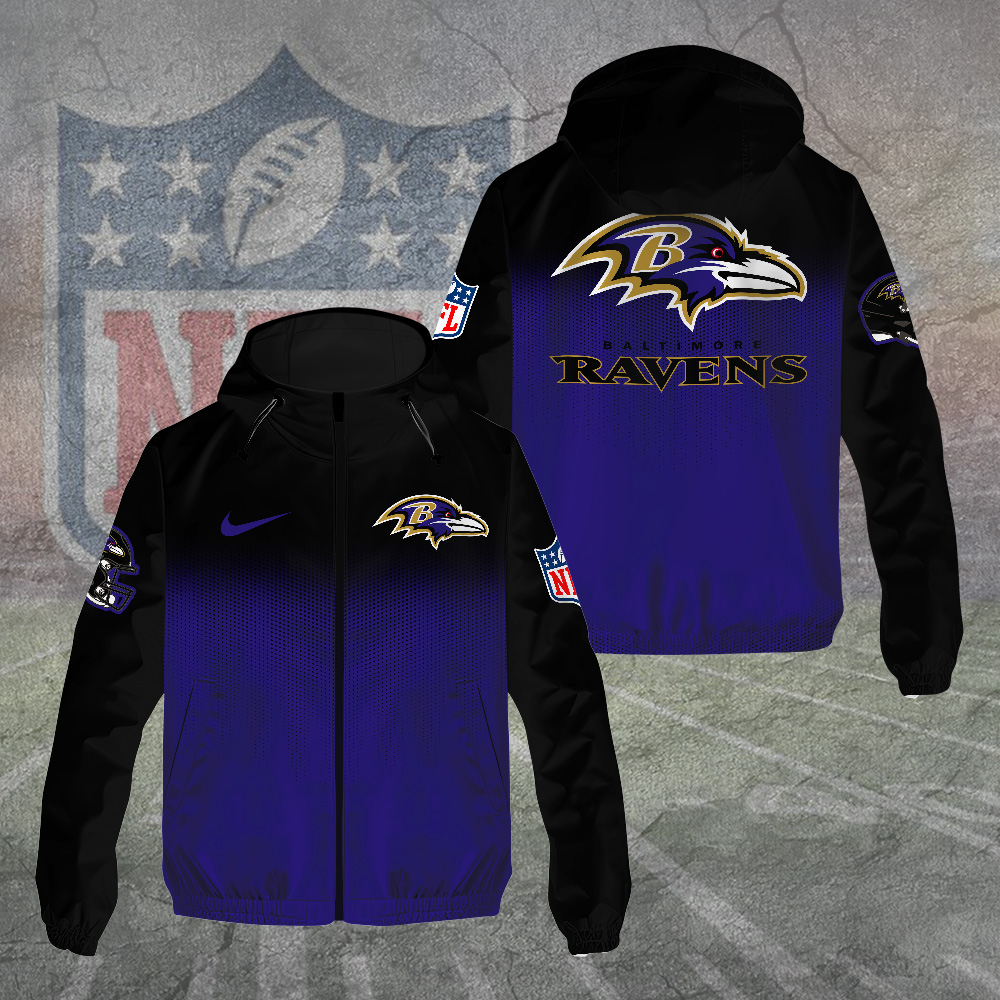 Baltimore Ravens Windbreaker Jacket TANTN15733