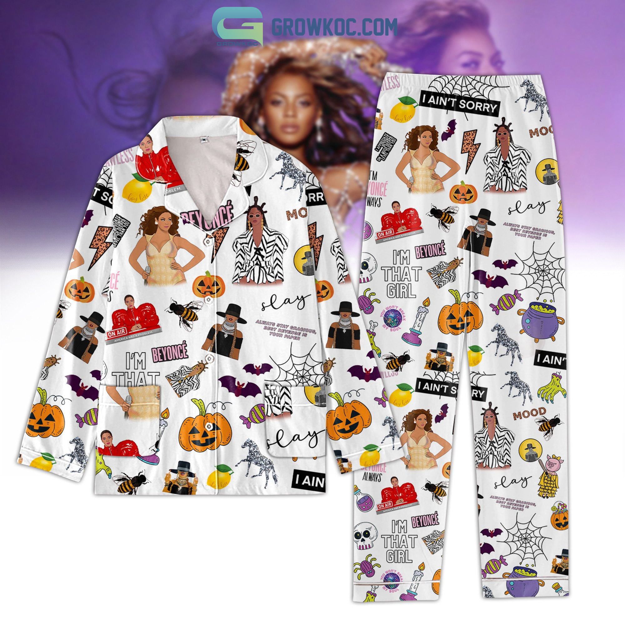 Beyonce Im That Girl I Aint Sorry Pajamas Set2B1 bBjBG