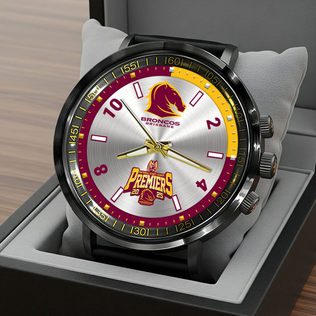 Brisbane Broncos 2025 NRL Premiers Black Stainless Steel Watch HOATT13610 HOATT13590 2 1024x1024 1