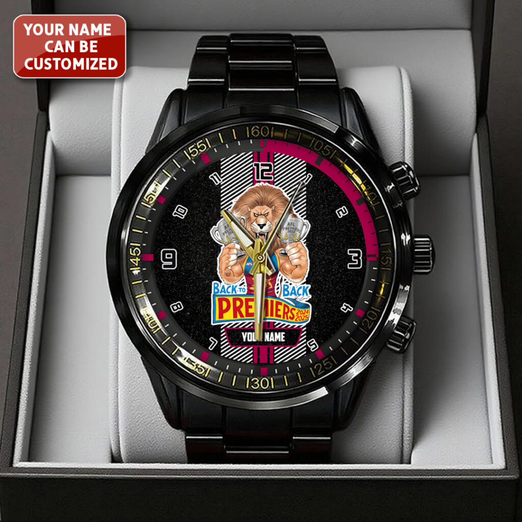 Brisbane Lions Premiers 2025 Black Stainless Steel Watch TANTN16865 mk1 1024x1024 1