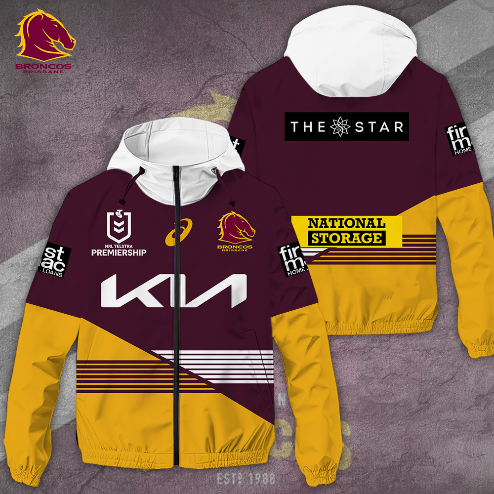 Brisbane Broncos Windy Jacket TANTN7995