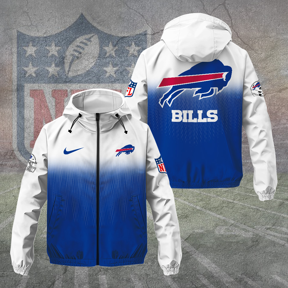 Buffalo Bills Windbreaker Jacket TANTN15745
