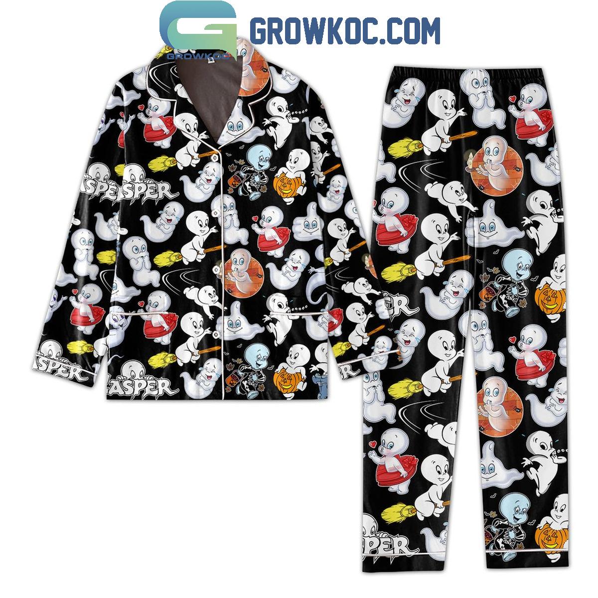 Casper The Friendly Ghost Cartoon Polyester Pajamas Set 1 lbcDw