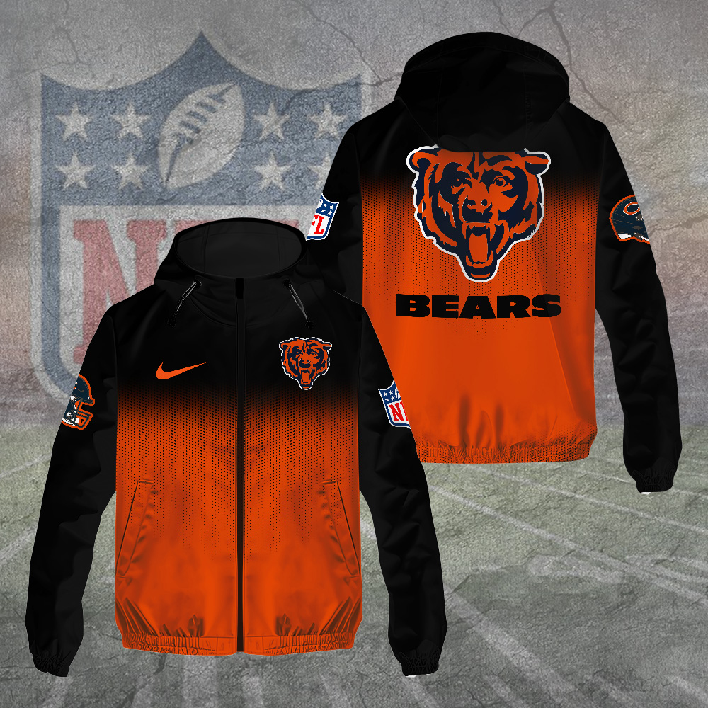 Chicago Bears Windbreaker Jacket TANTN15737 SANG