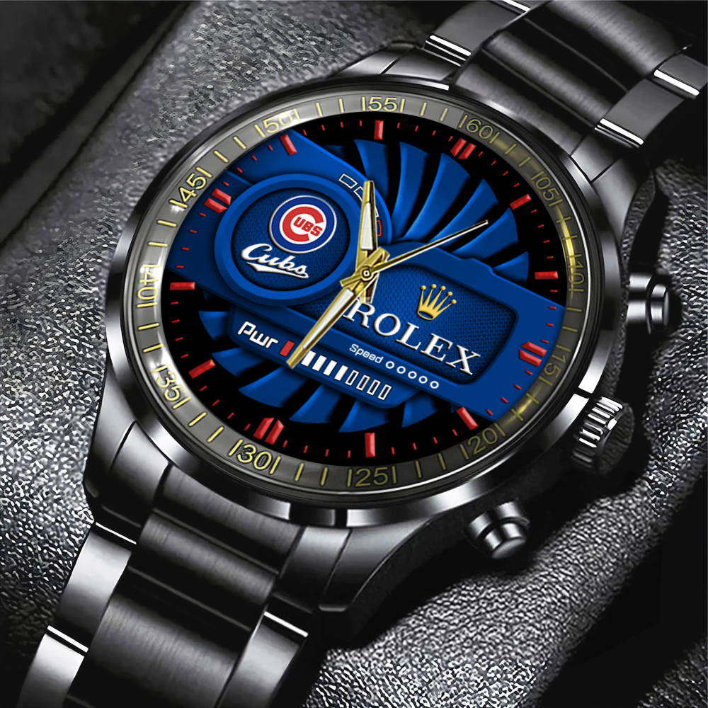 Chicago White Sox Black Stainless Steel Watch MAITM13427