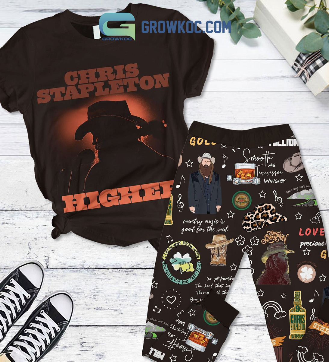 Chris Stapleton Higher Country Music Is Good For The Soul Smooth As Tennessee Whiskey Winter Holiday Fleece Pajama Sets2B1 XySJz Chris Stapleton Higher Country Music Is Good For The Soul Smooth As Tennessee Whiskey Winter Holiday Fleece Pajama Sets2B1 XySJz