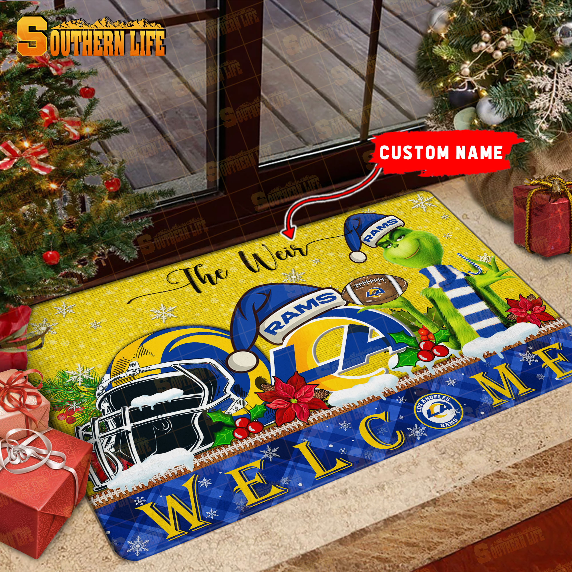 Christmas Doormat 02 RBRG CON DS005 161023 NFL 26