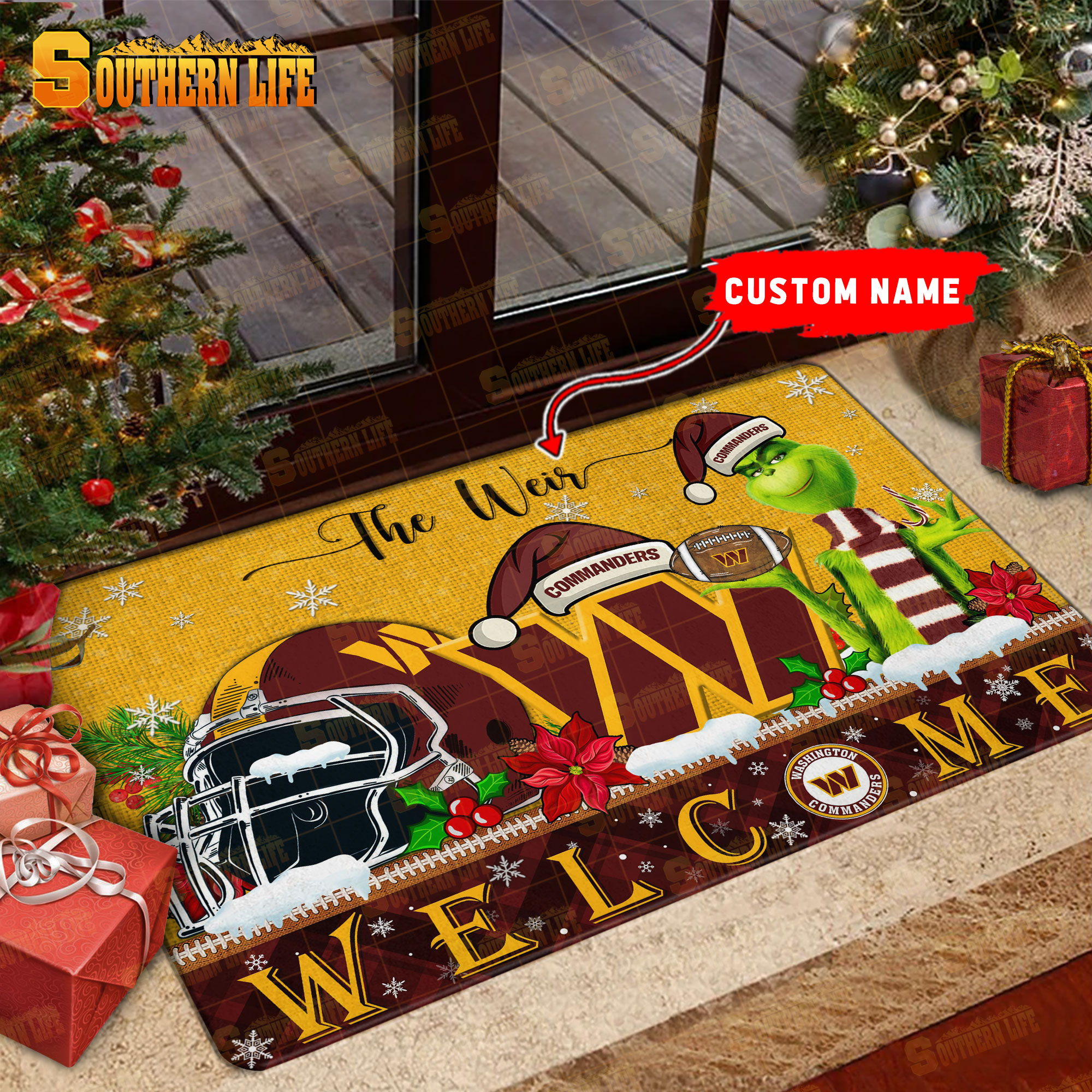 Christmas Doormat 02 RBRG CON DS005 161023 NFL 32