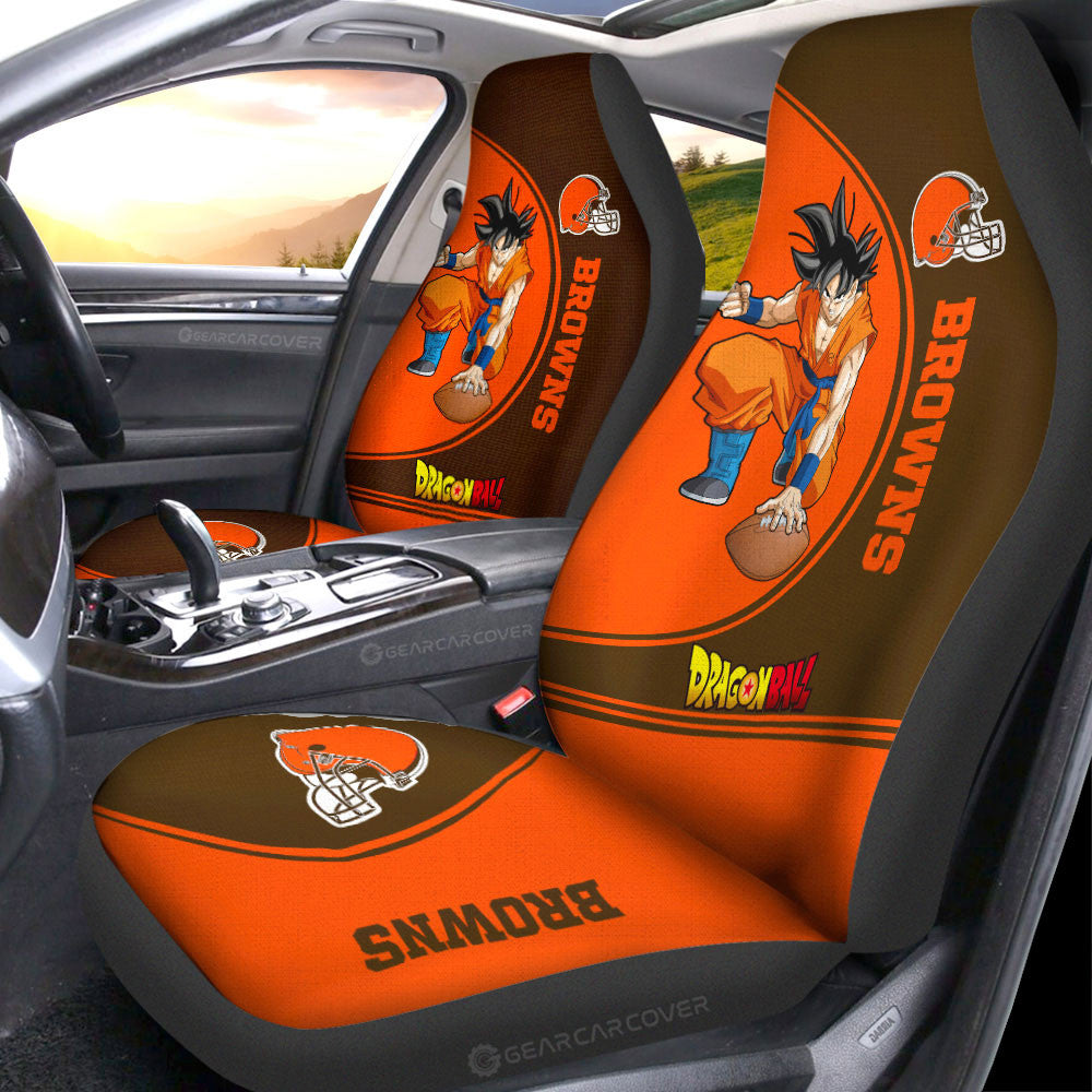 Cleveland Browns Car Seat Covers Goku Car Accessories For Fans Gear Car Cover DN2802232008 CSC 2023
