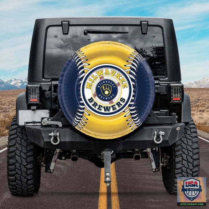 DFCFtLEu BDT270522 29xxxMilwaukee Brewers MLB Spare Tire Cover