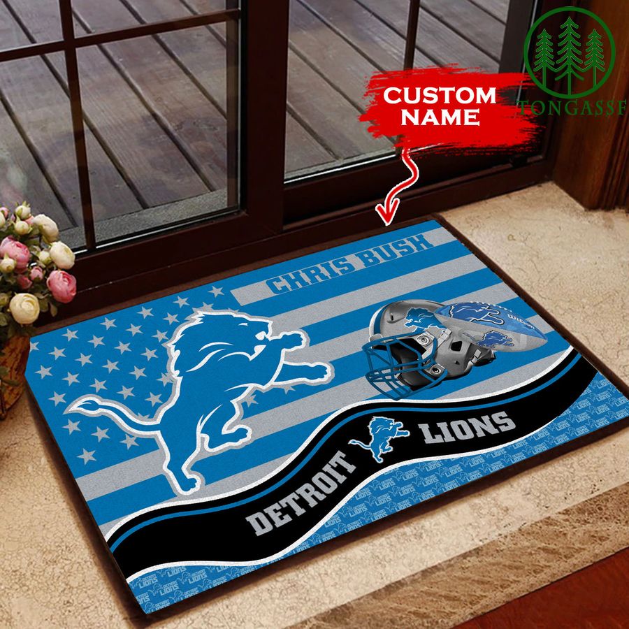 DJ10SbHP 48 Detroit Lions Limited Doormat for fans NFL