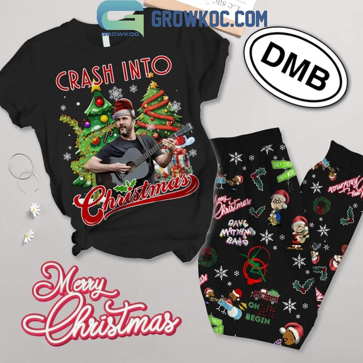 Dave Matthews Band 2024 Crash Into Christmas Fleece Pajamas Set 1 ly0Ru