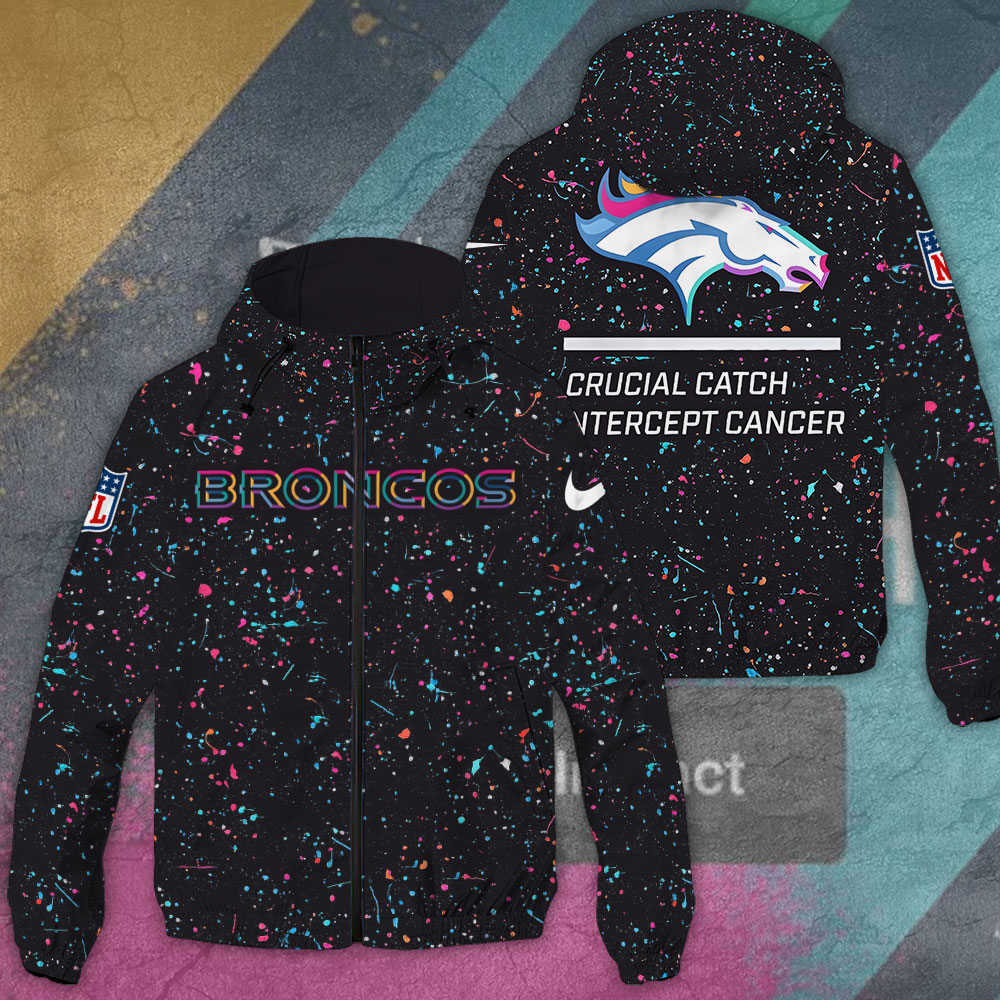Denver Broncos Windbreaker Jacket TANTN15765 mockup
