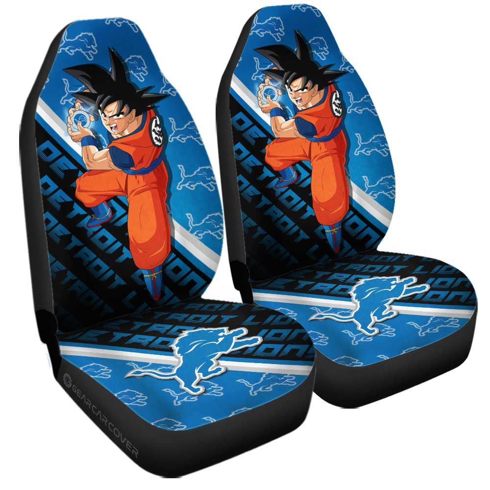Detroit Lions Car Seat Covers Goku Car Accessories For Fans Gear Car Cover CSC TN0901231050