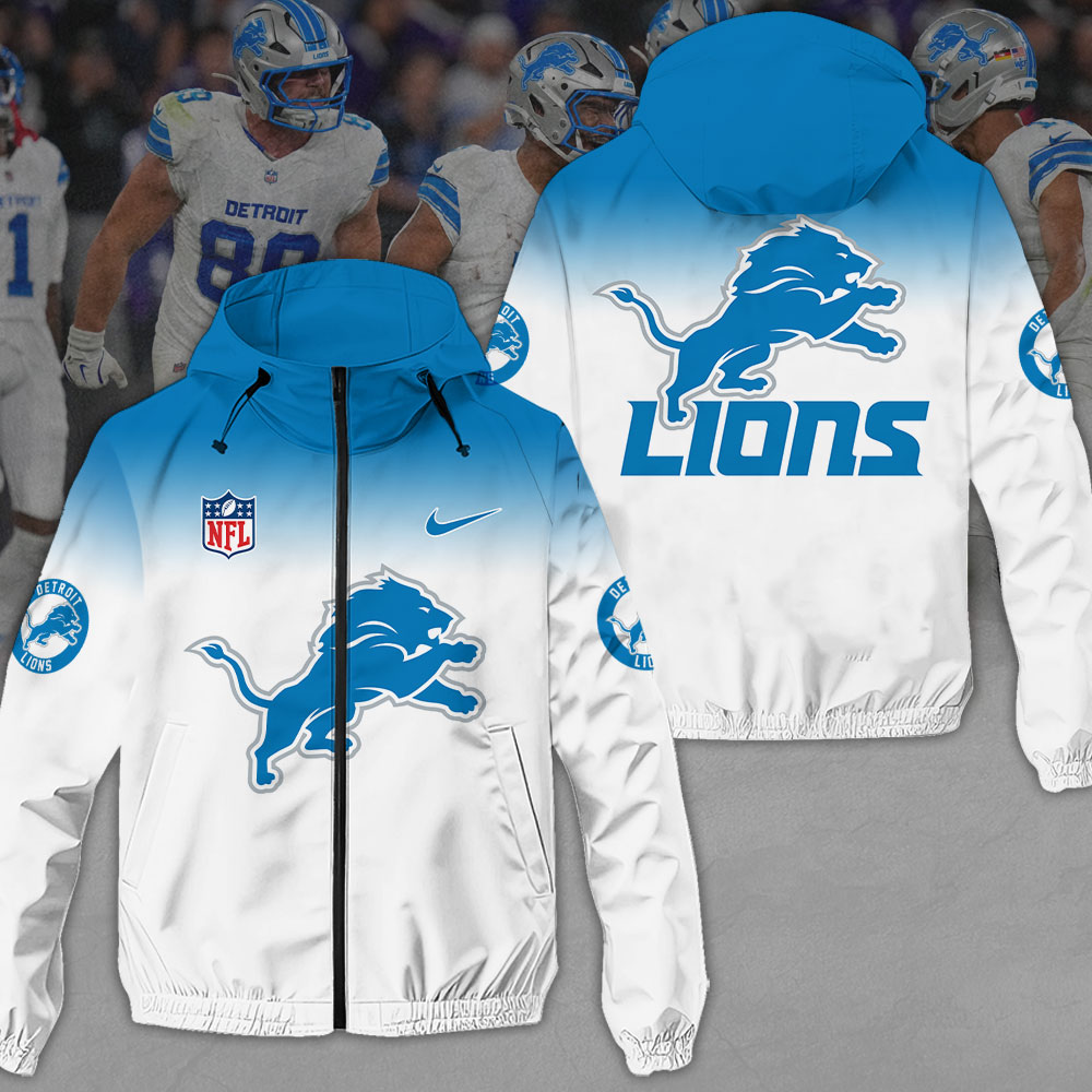 Detroit Lions Windbreaker Jacket TANTN16722