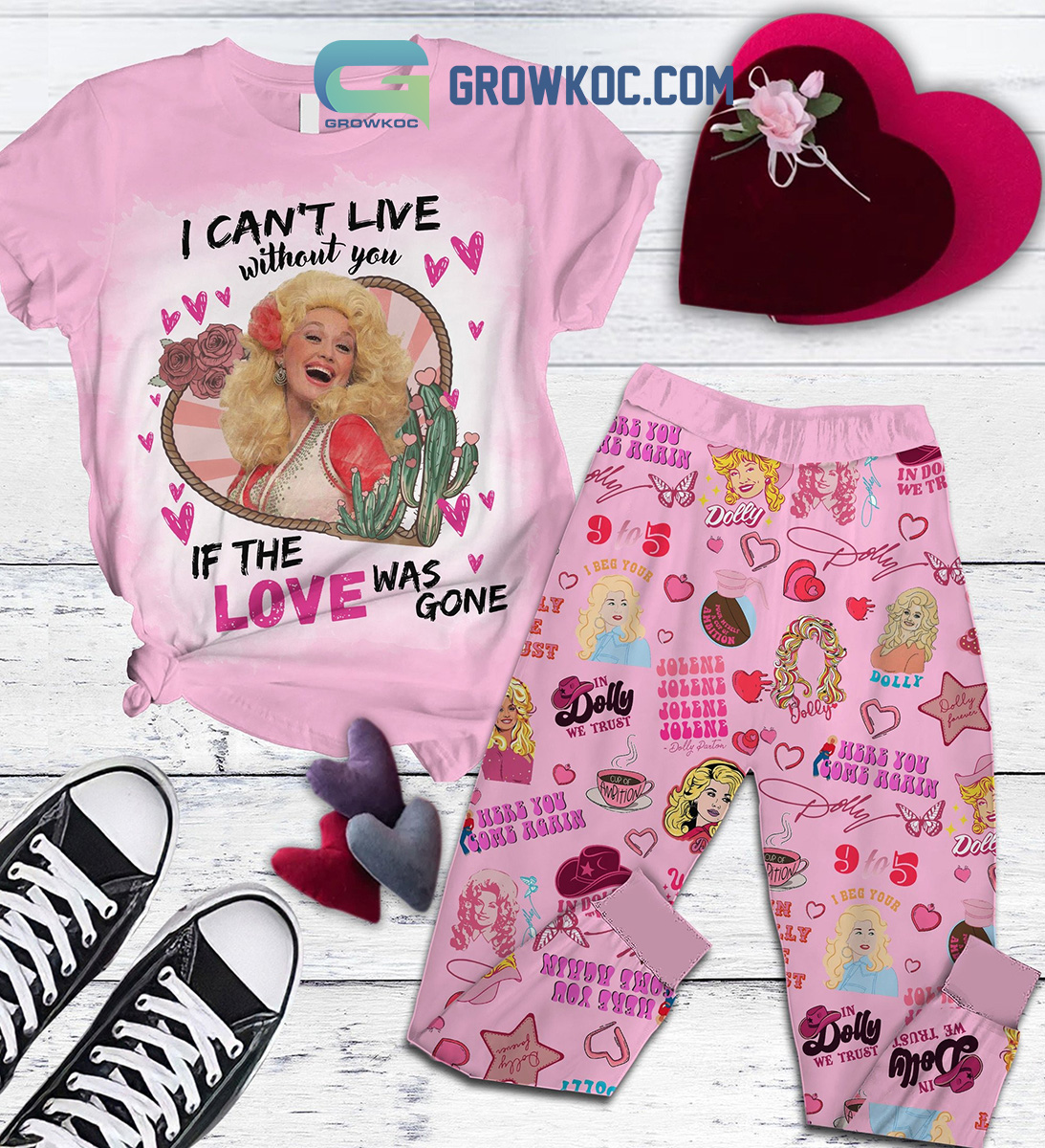 Dolly Parton Cant Live Without You Fleece Pajamas Set Pink2B1 I01fv Dolly Parton Cant Live Without You Fleece Pajamas Set Pink2B1 I01fv